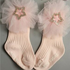 NWOT Chicbaby Pink Star Socks